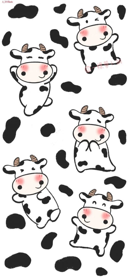 Cow Print Wallpaper