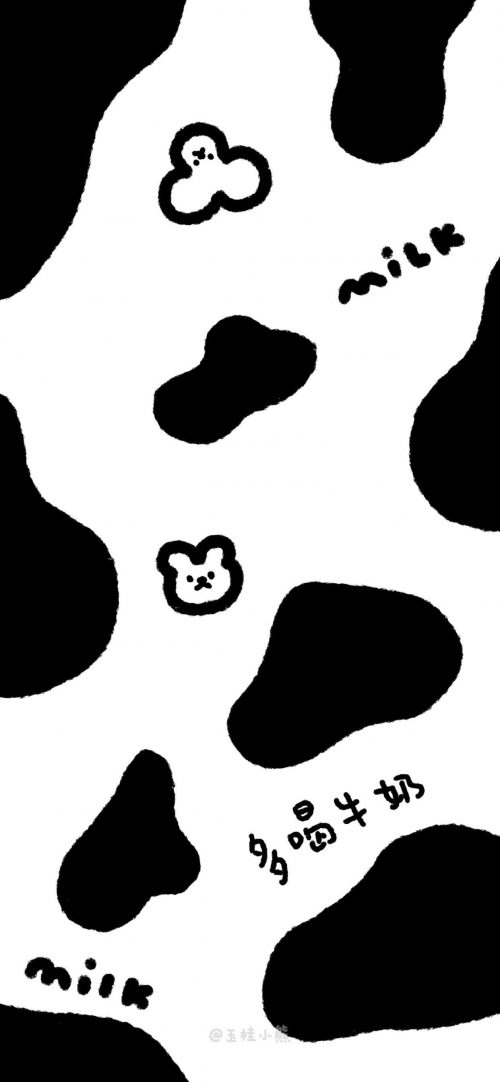 Cow Print Wallpaper