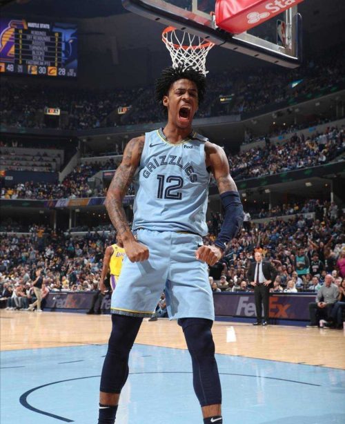 Ja Morant Background Wallpaper