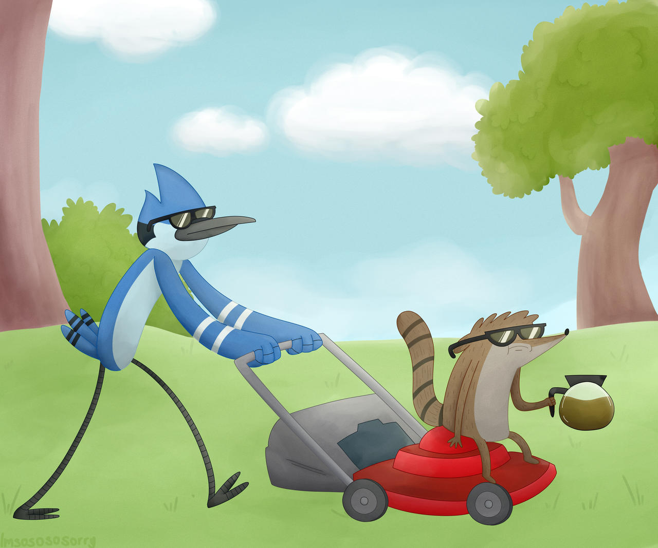 Background Regular Show Wallpaper