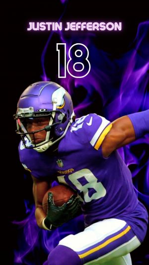 Background Justin Jefferson Wallpaper