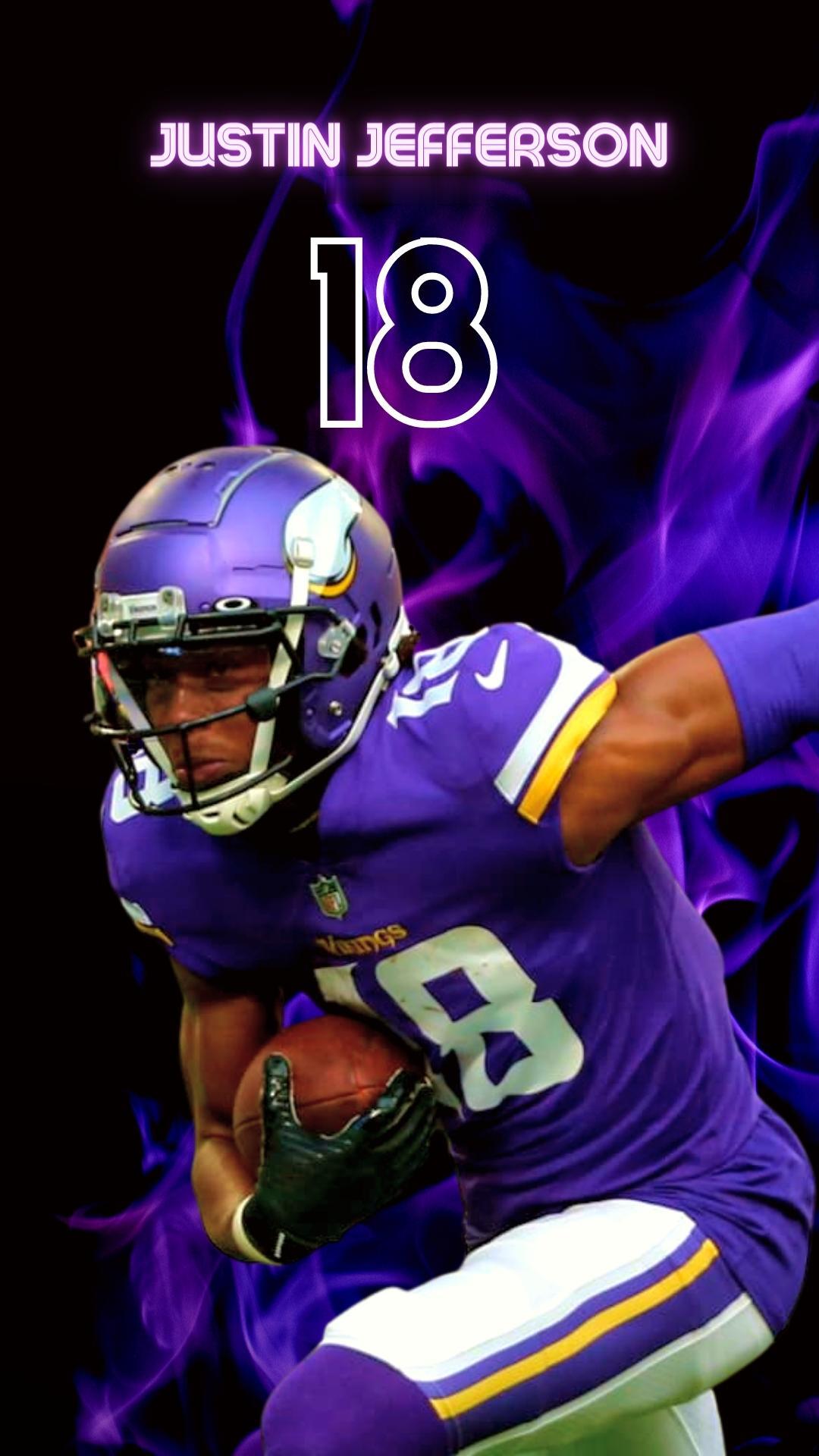 Background Justin Jefferson Wallpaper