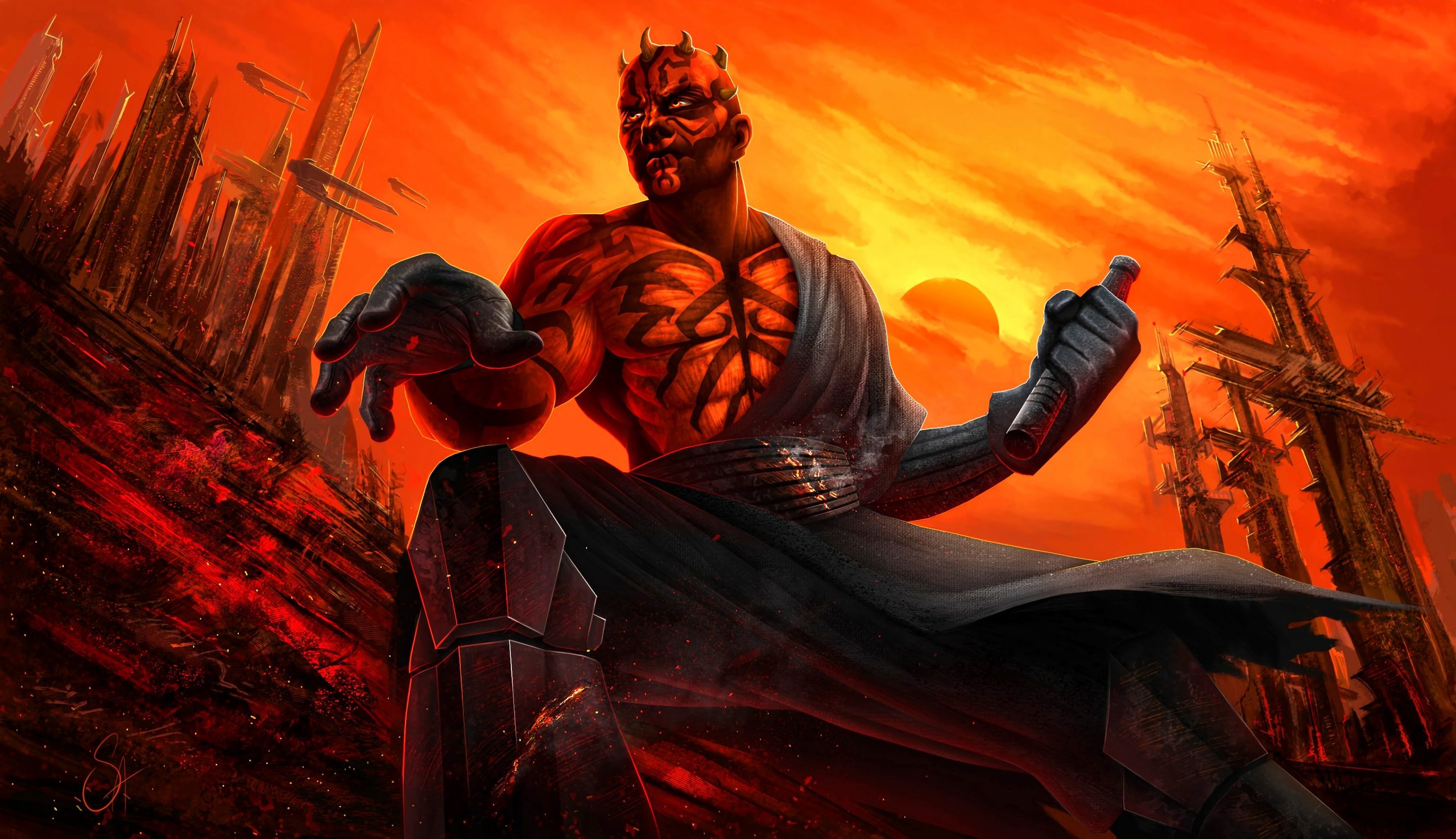 Darth Maul Desktop Wallpaper