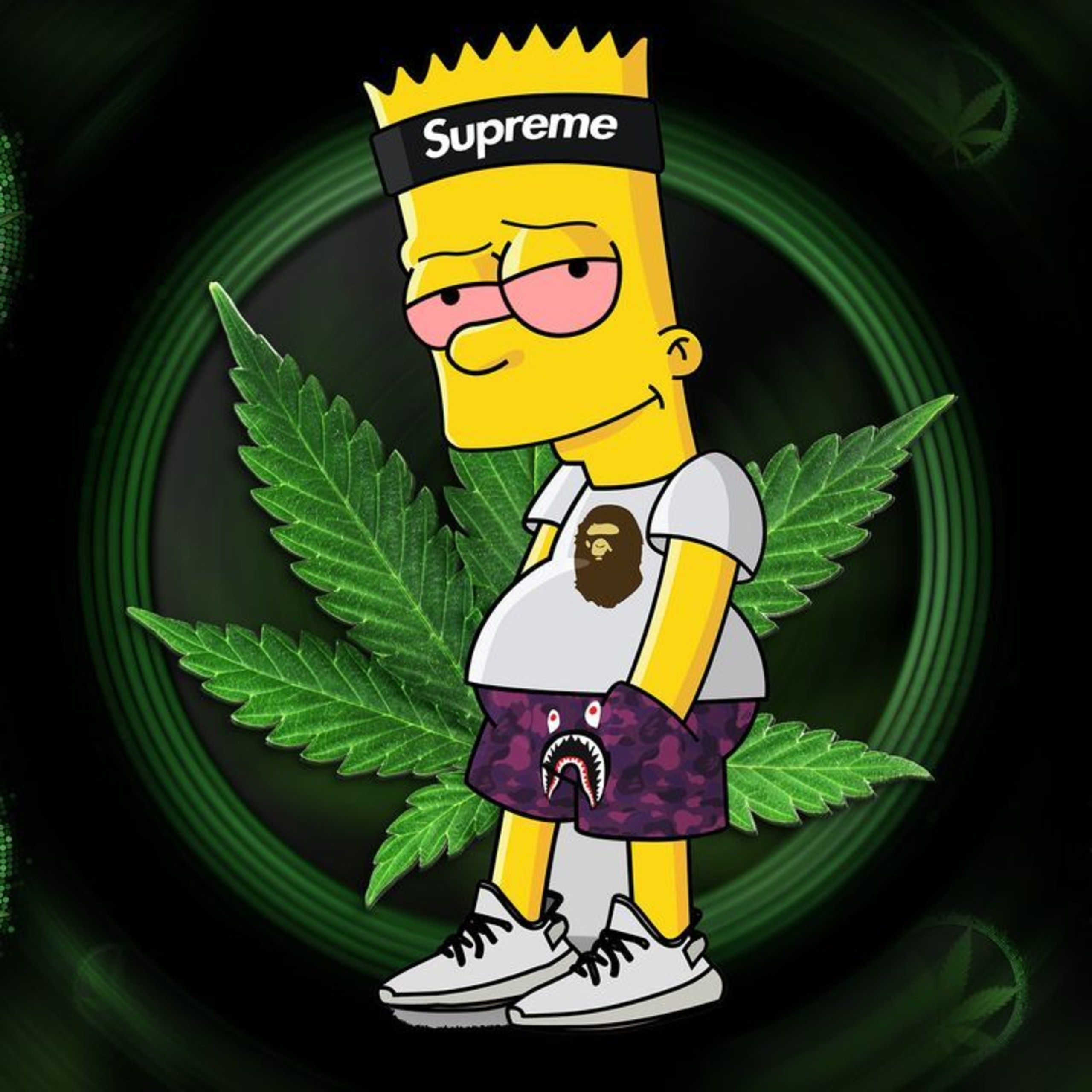 Supreme Bart Simpson - & Background , Bart Simpson Supreme HD phone  wallpaper