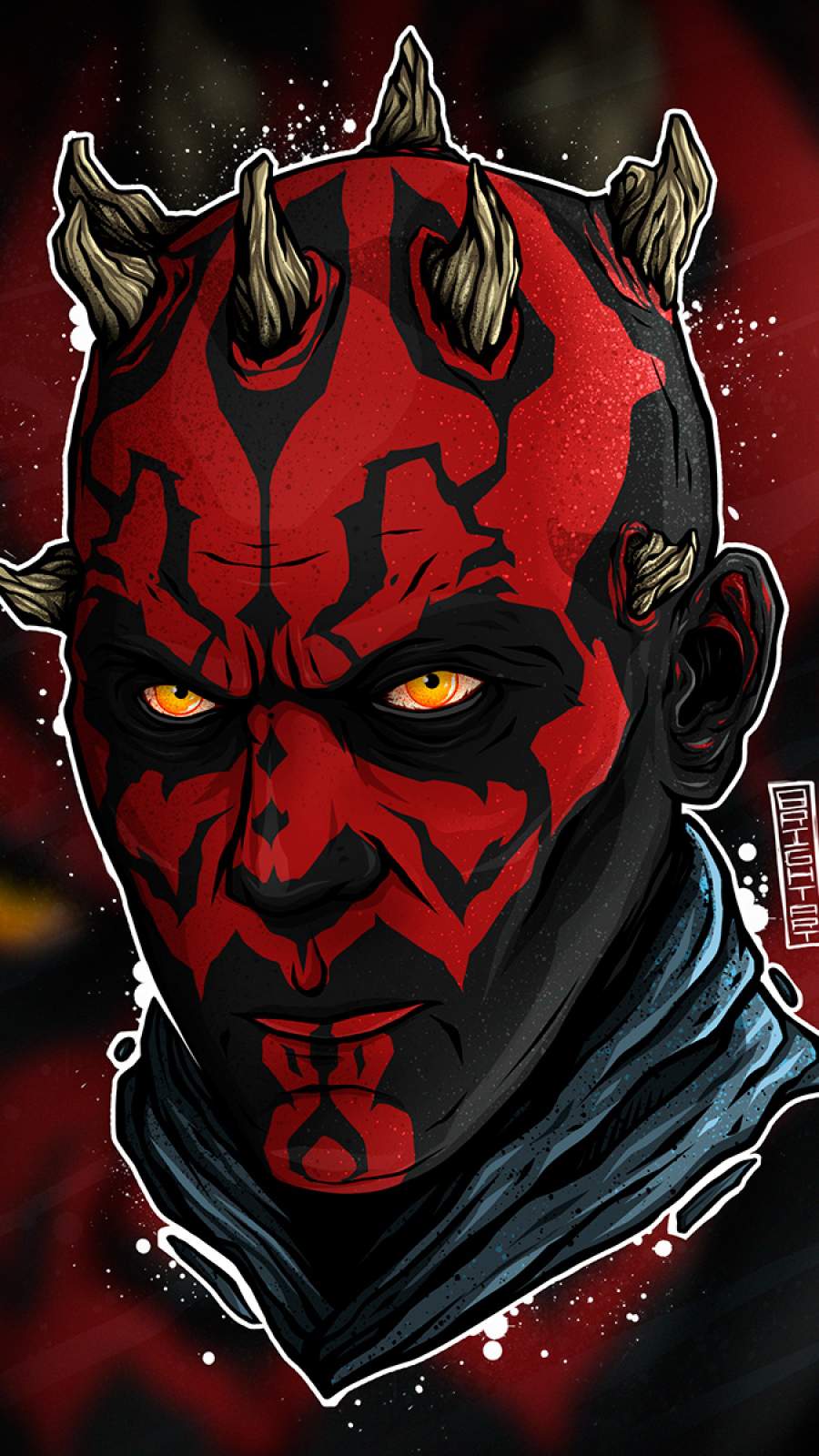 Background Darth Maul Wallpaper