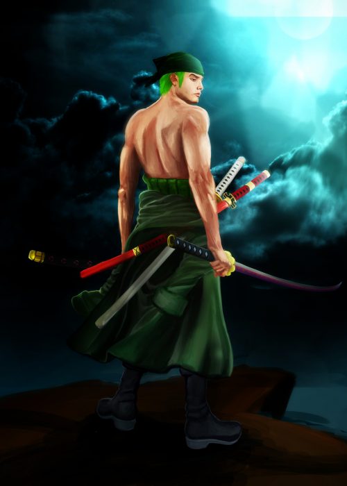 Background Zoro Wallpaper