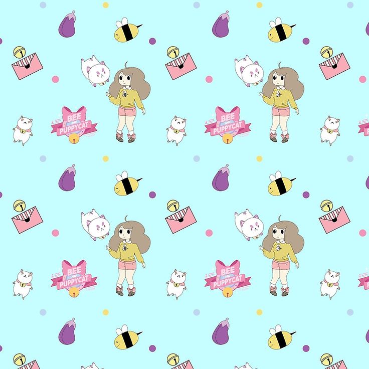 Bee And Puppycat Background Wallpaper