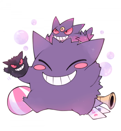 Background Gengar Wallpaper