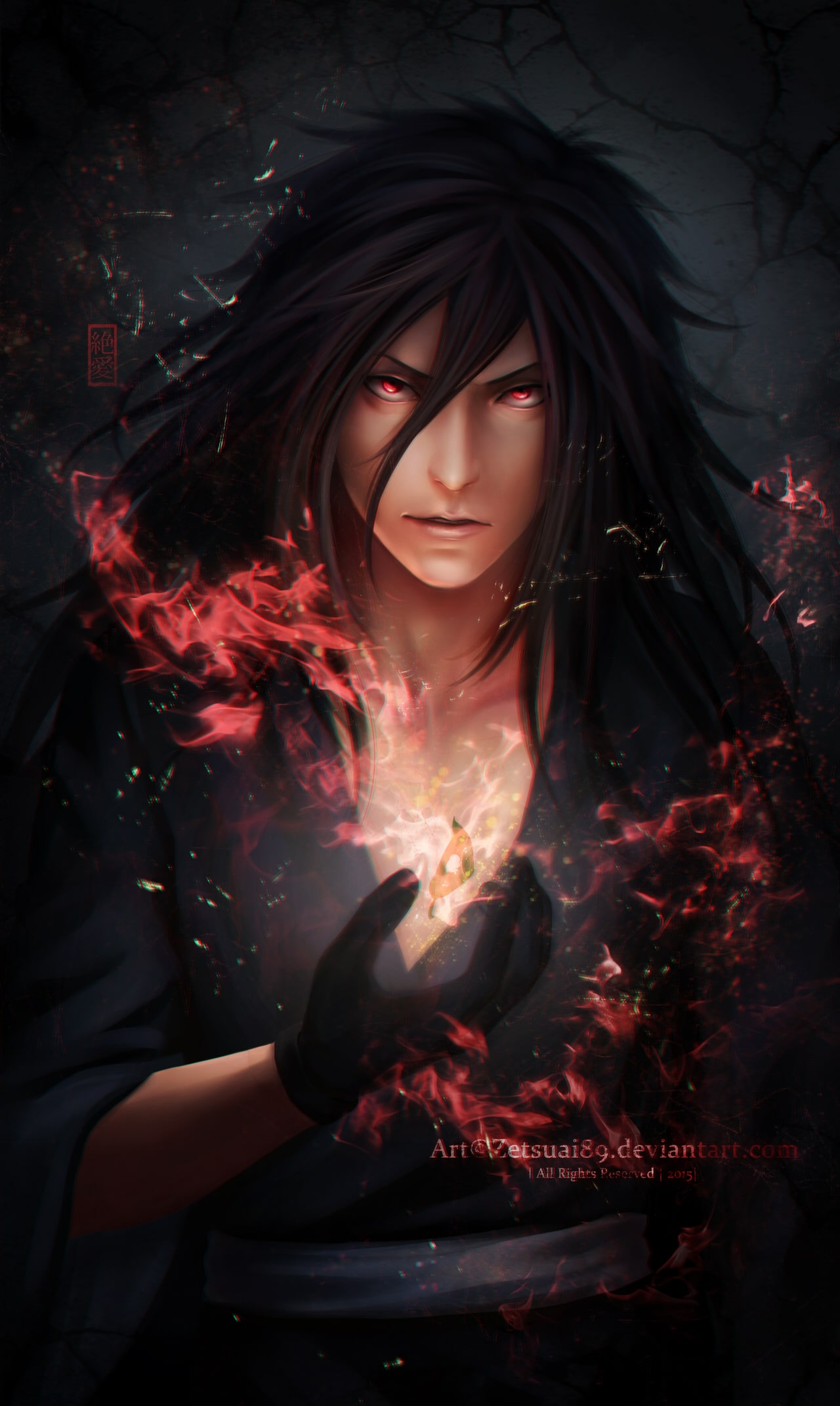 Background Madara Uchiha Wallpaper