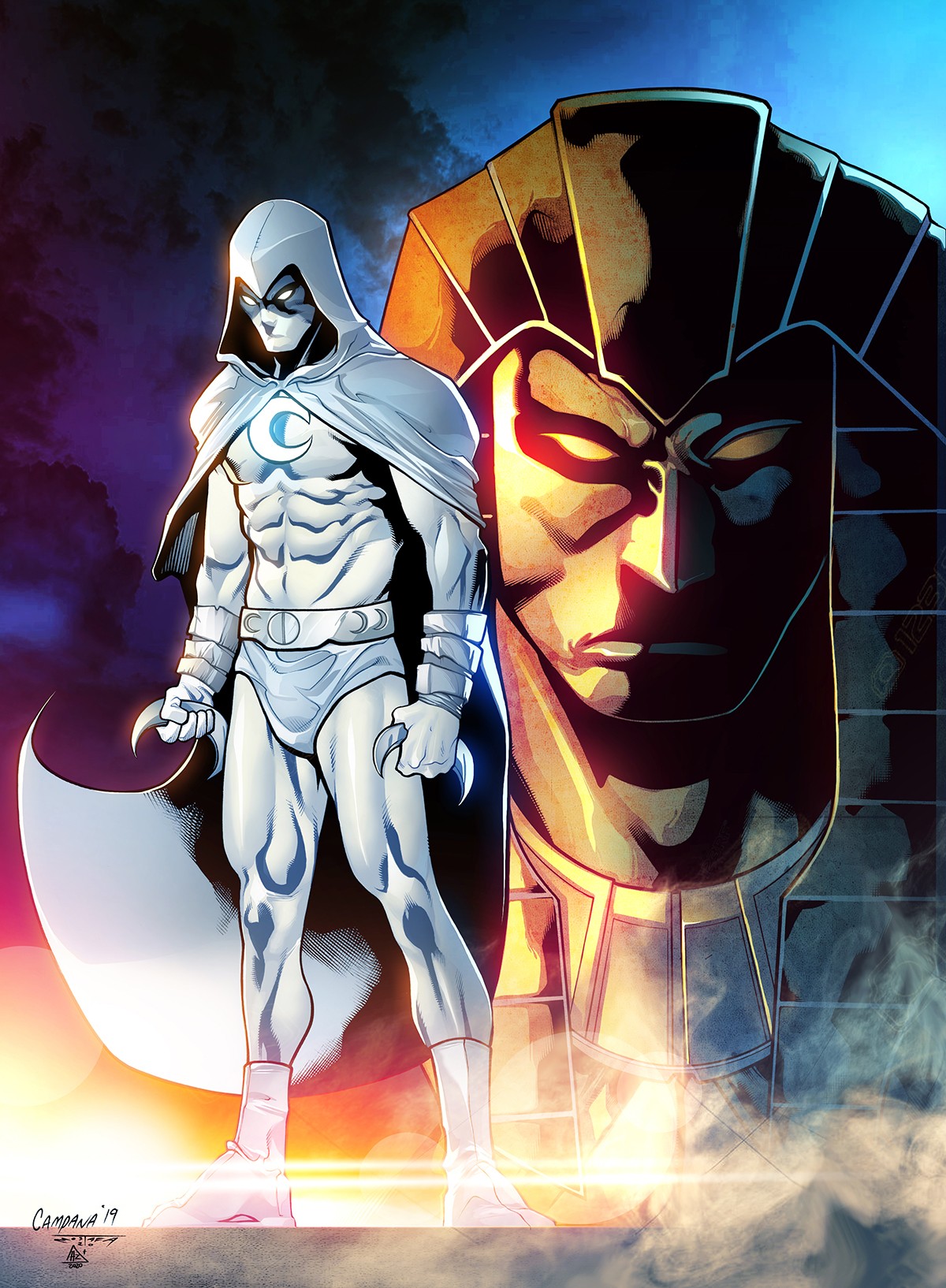 Background Moon Knight Wallpaper