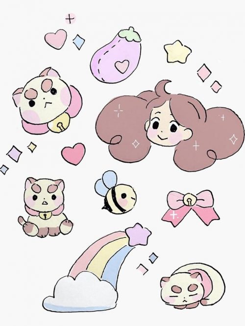 Bee And Puppycat Background Wallpaper