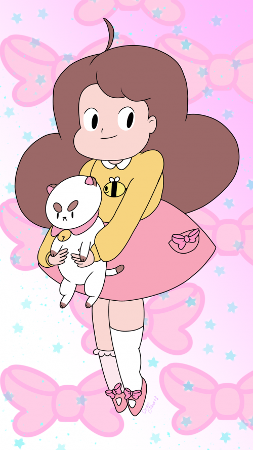 Background Bee And Puppycat Wallpaper