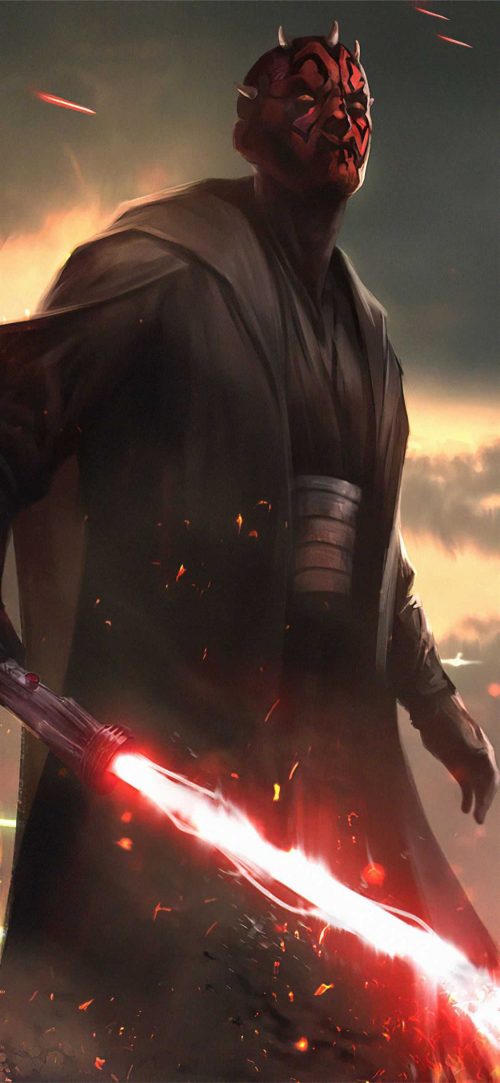 Background Darth Maul Wallpaper