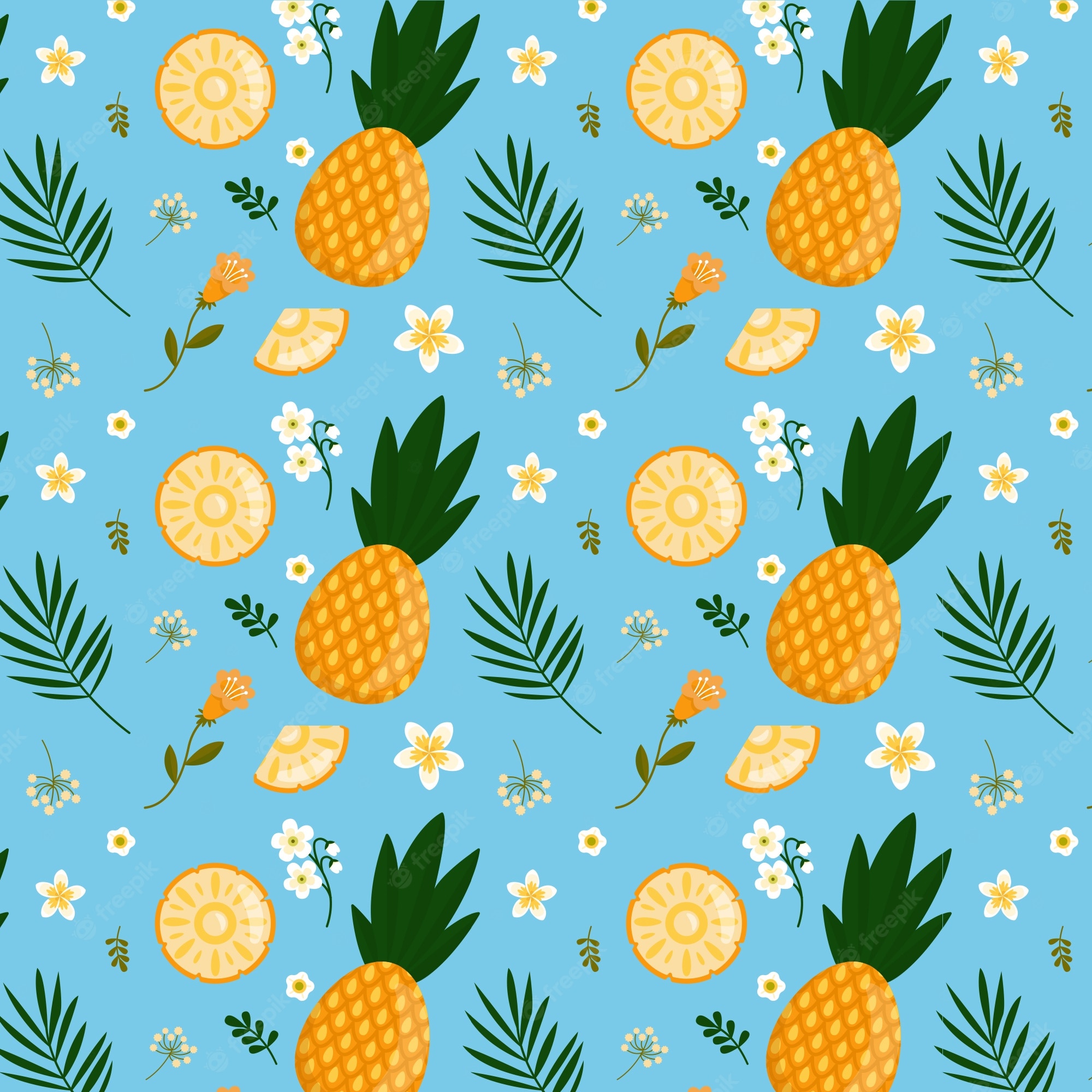 Background Pineapple Wallpaper