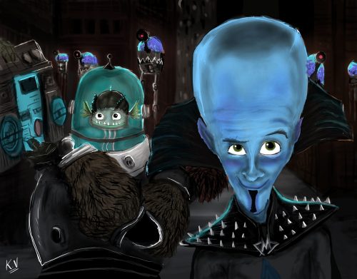 Background Megamind Wallpaper