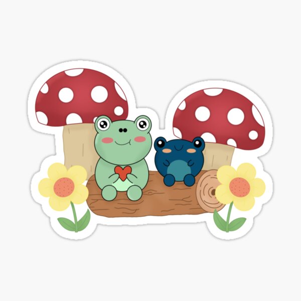 Background Cute Frog Wallpaper