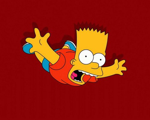 Background Bart Simpson Wallpaper