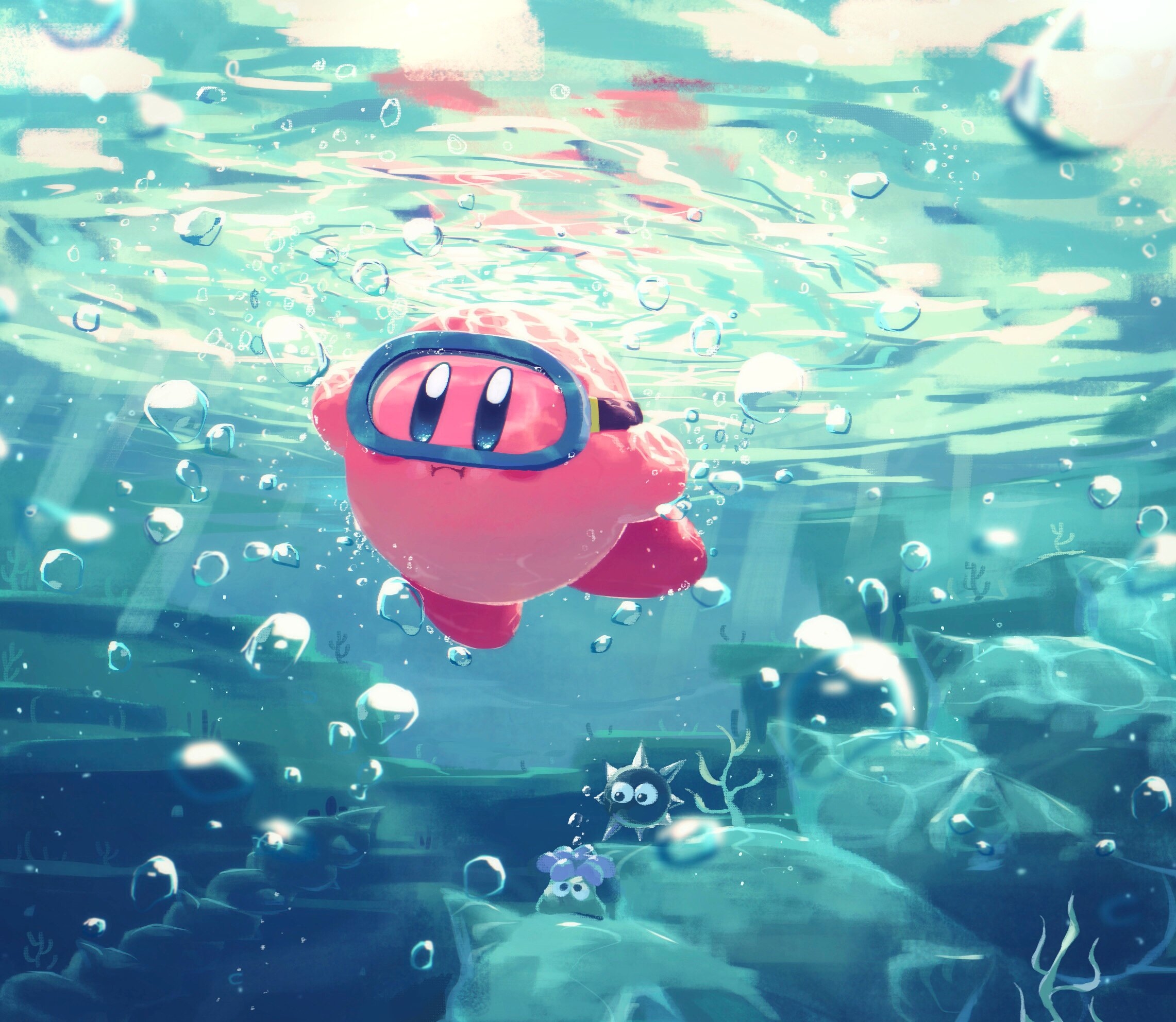 Background Kirby Wallpaper