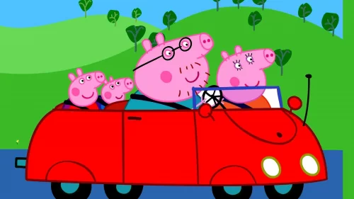 Peppa Pig house Desktop Wallpaper