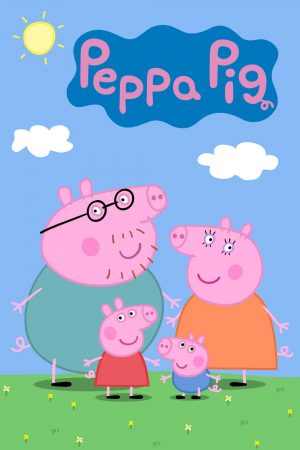 Background Peppa Pig house Wallpaper