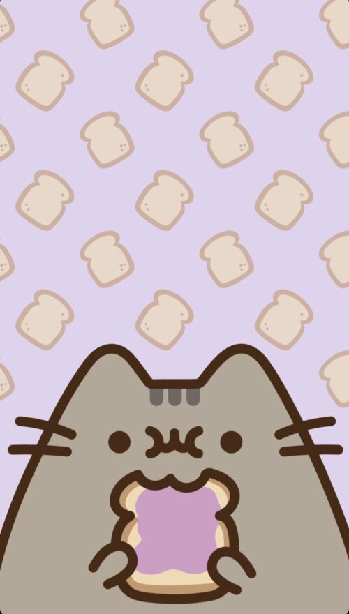 Background Pusheen Wallpaper