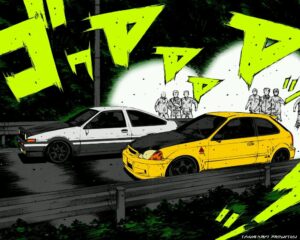 Background Initial D Wallpaper
