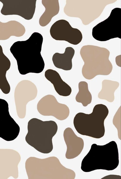 Background Cow Print Wallpaper