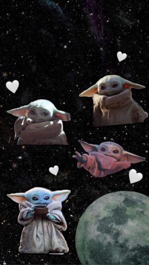 Background Baby Yoda Wallpaper