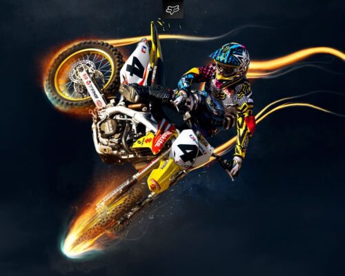 Background Dirt Bike Wallpaper