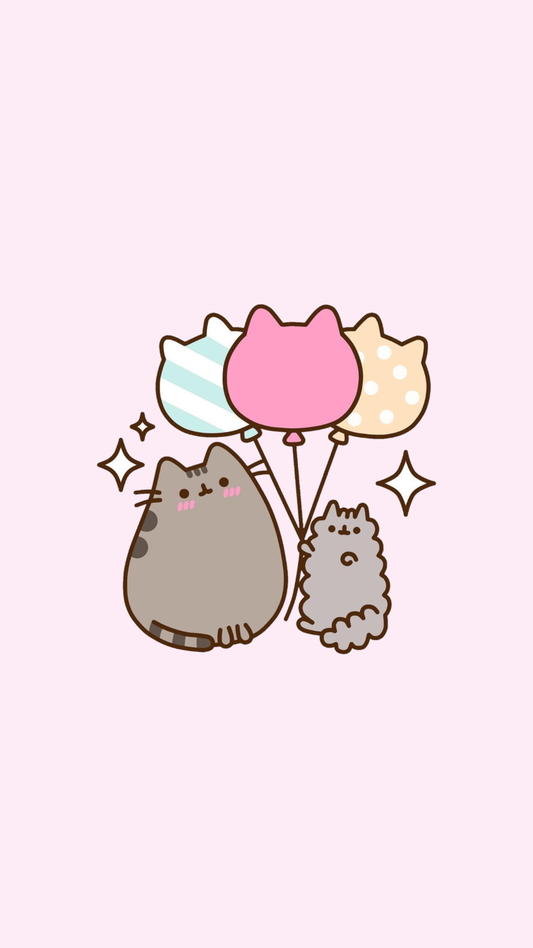 Background Pusheen Wallpaper