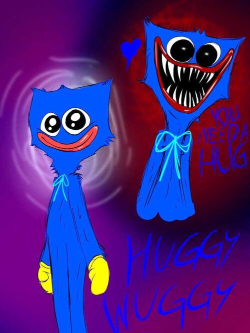 Background Huggy Wuggy Wallpaper