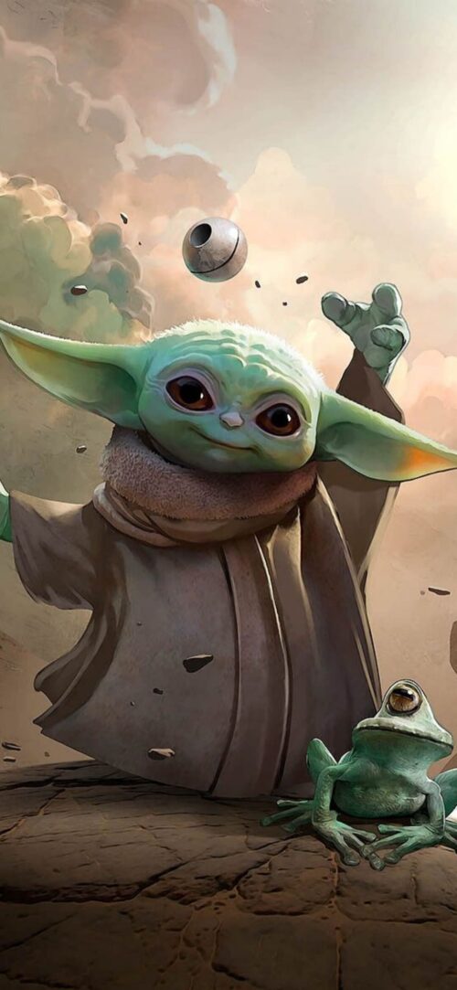 Background Baby Yoda Wallpaper