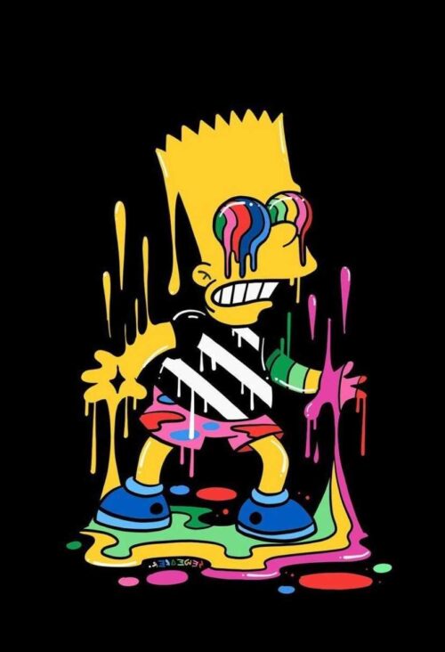 Background Bart Simpson Wallpaper