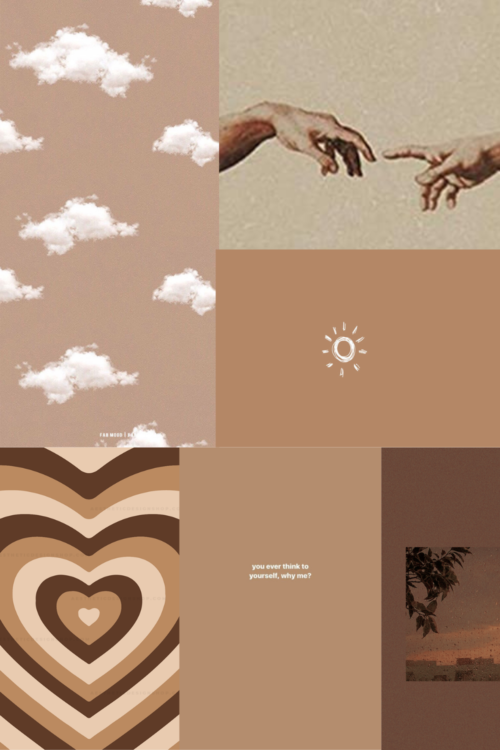 Background Brown Aesthetic Wallpaper