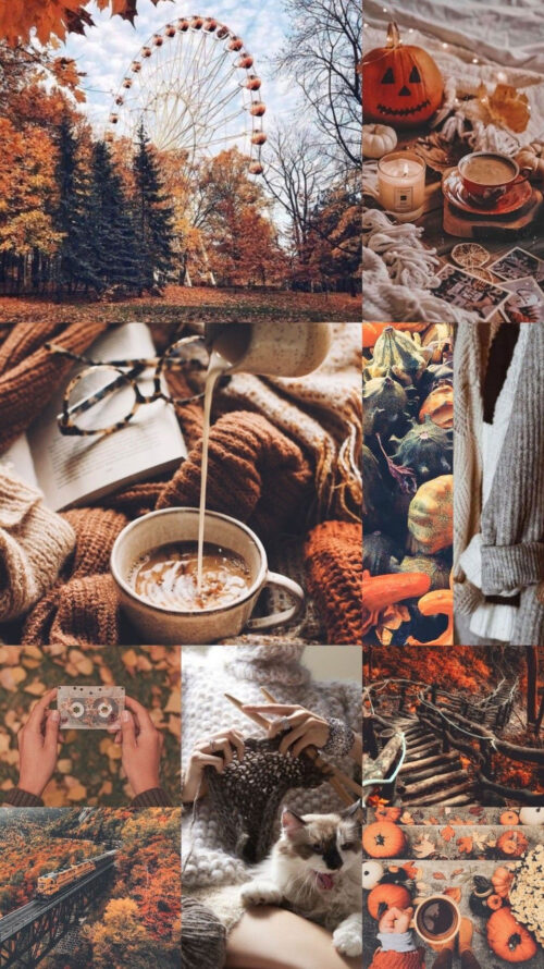 Background Fall Collage Wallpaper