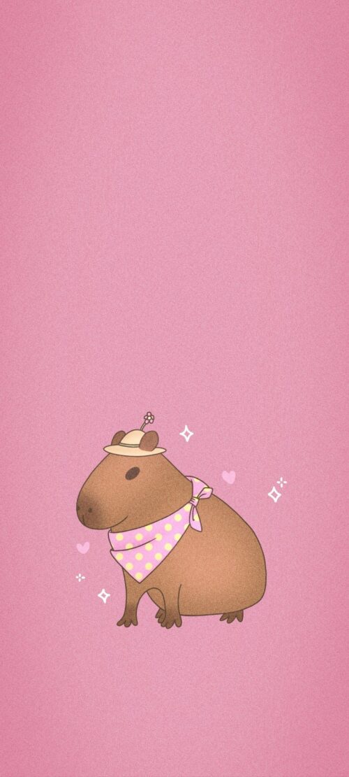 Background Capybara Wallpaper