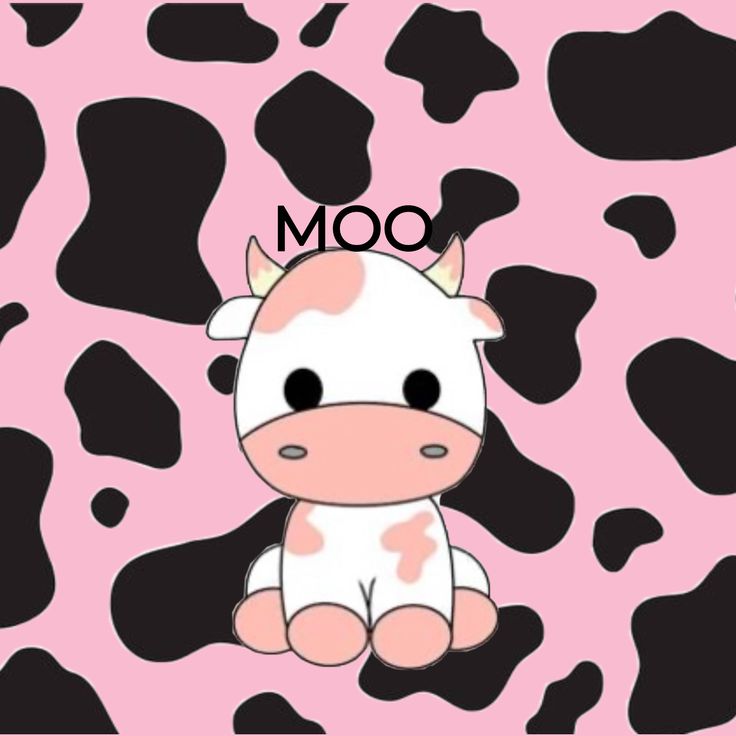 Background Cow Print Wallpaper