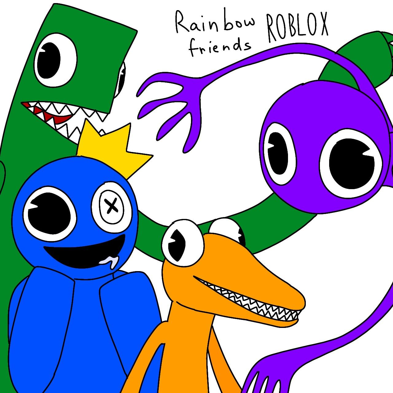 Background Rainbow Friends Wallpaper