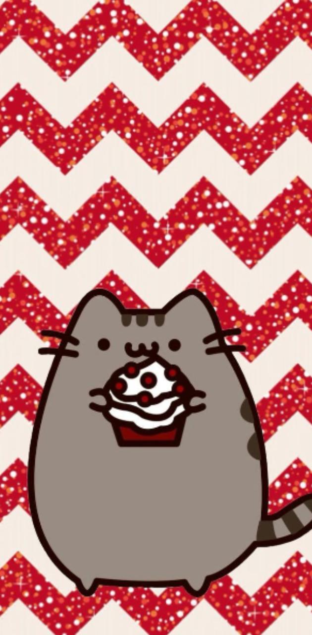 Background Pusheen Wallpaper