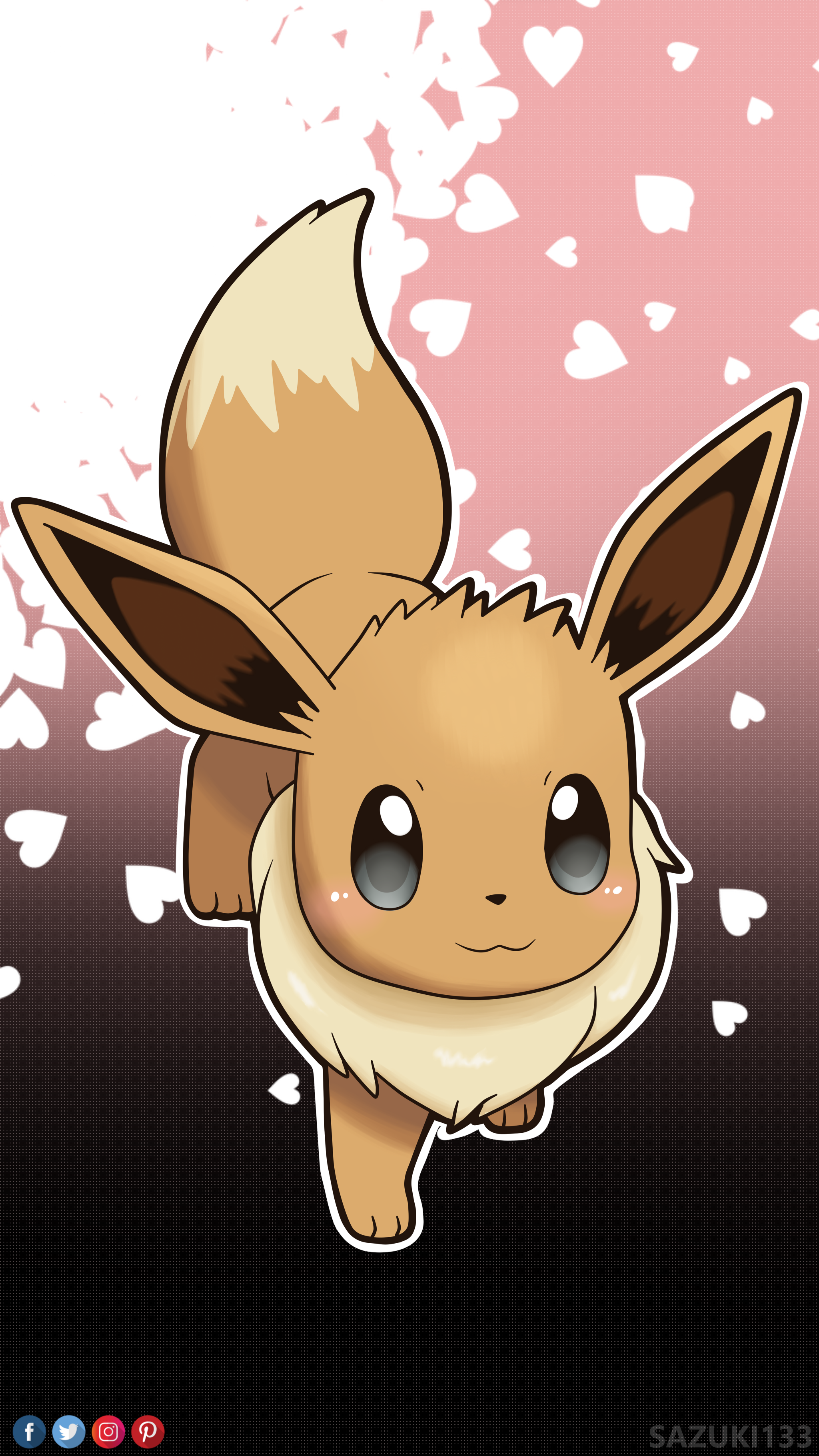 Background Eevee Wallpaper