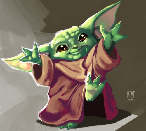 Background Baby Yoda Wallpaper