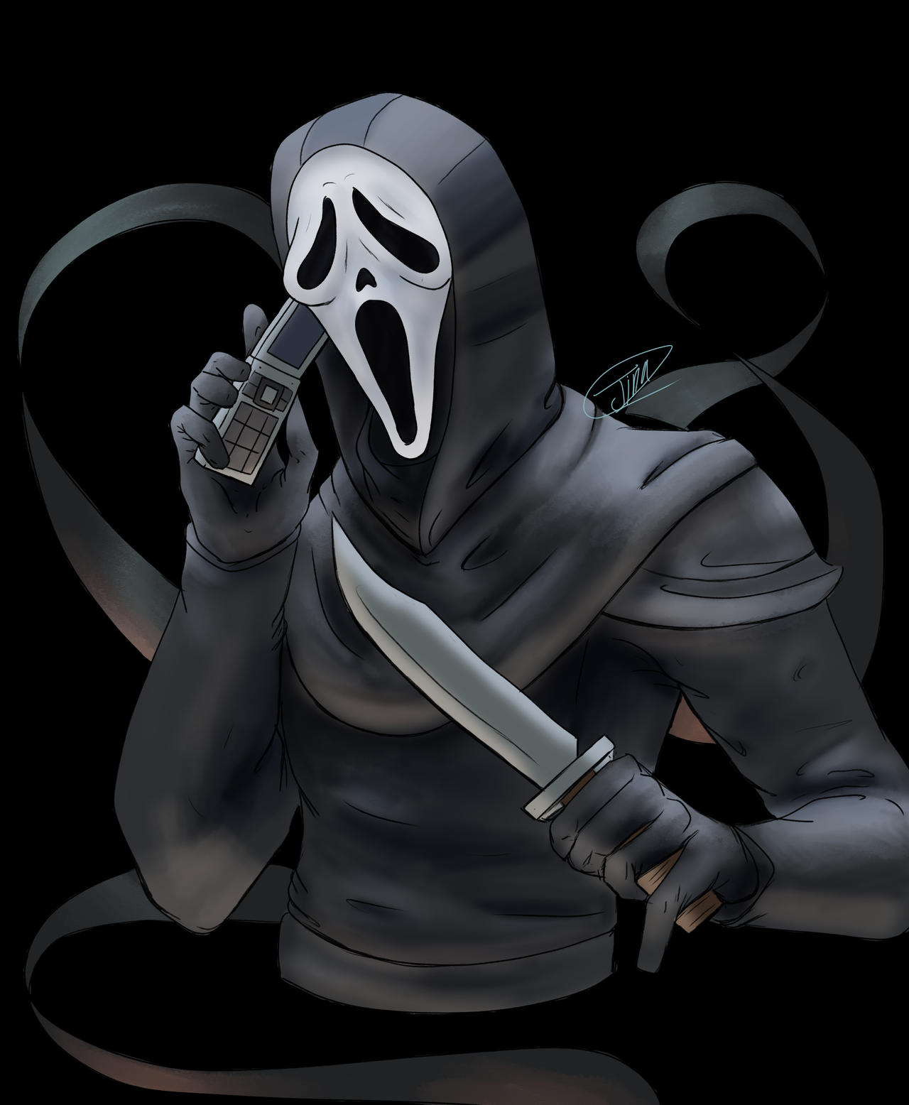 Background Ghost Face Wallpaper