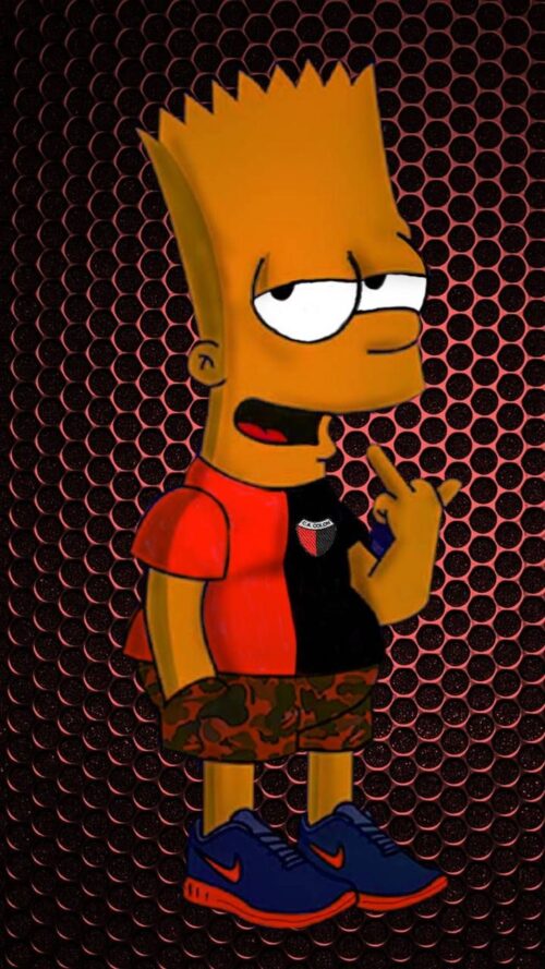 Background Bart Simpson Wallpaper