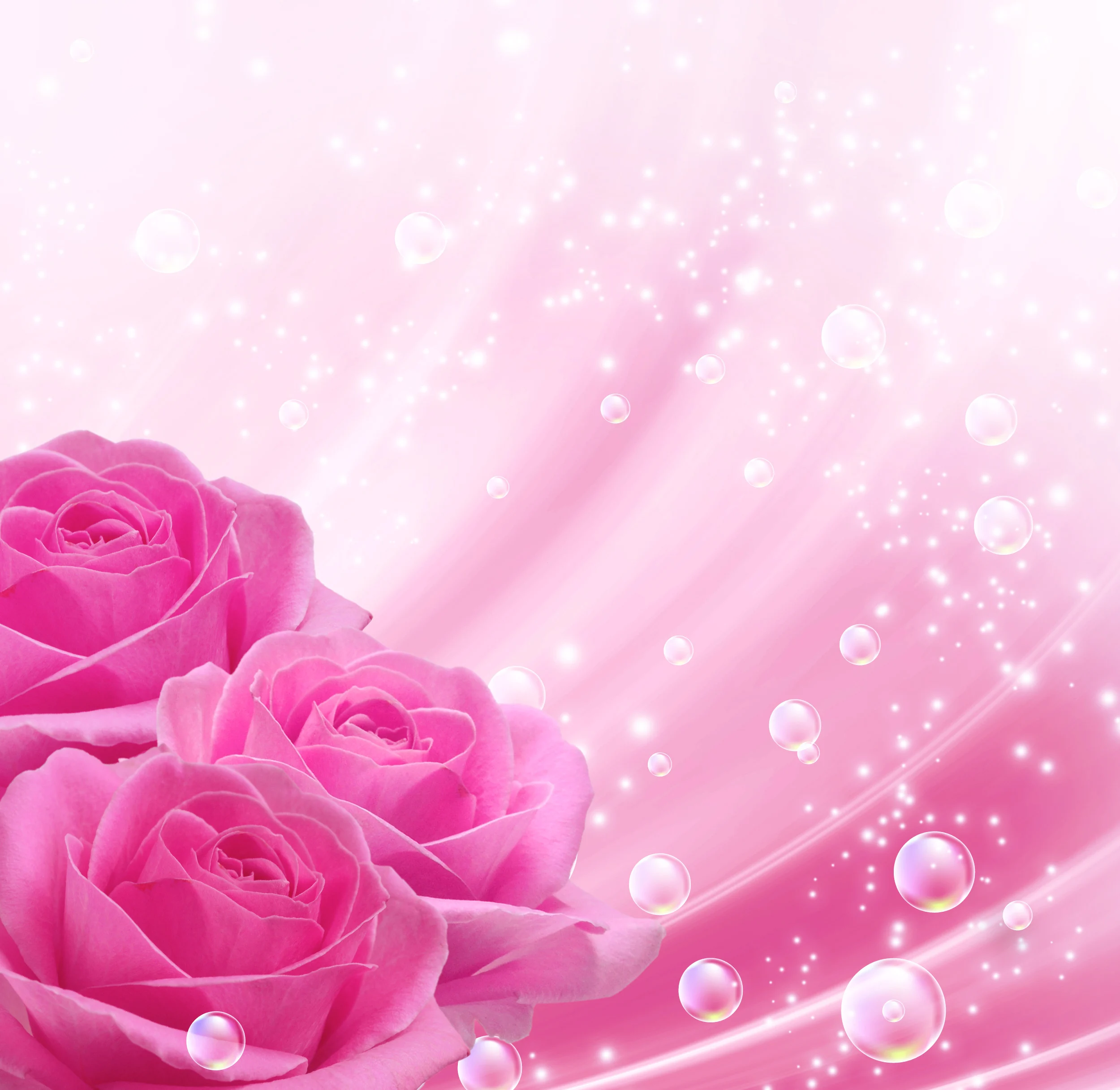 Pink Background Wallpaper