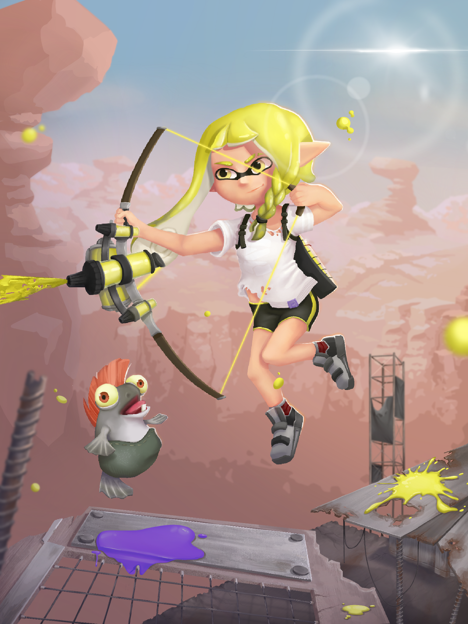 Background Splatoon Wallpaper