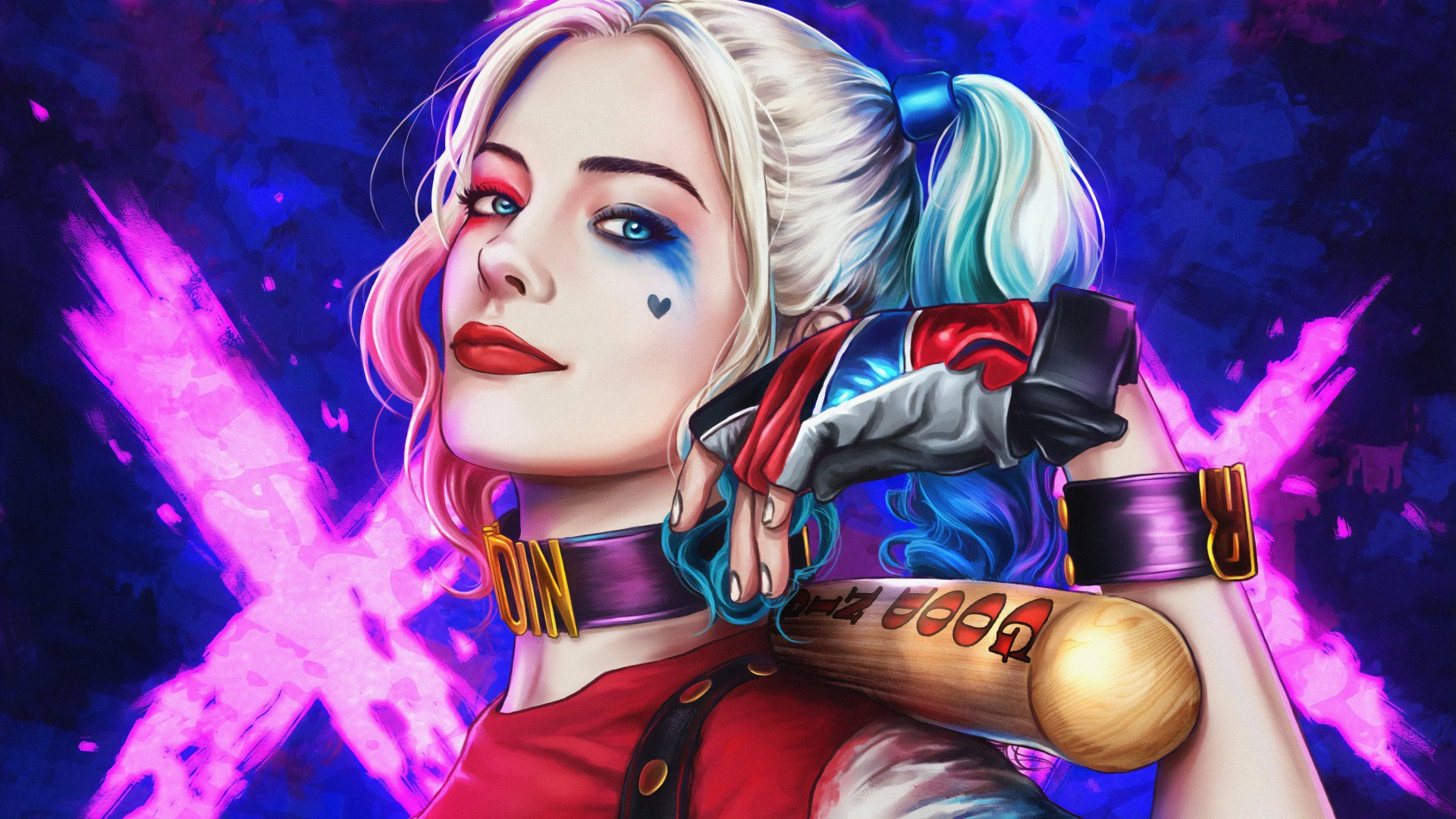 Harley Guinn Desktop Wallpaper