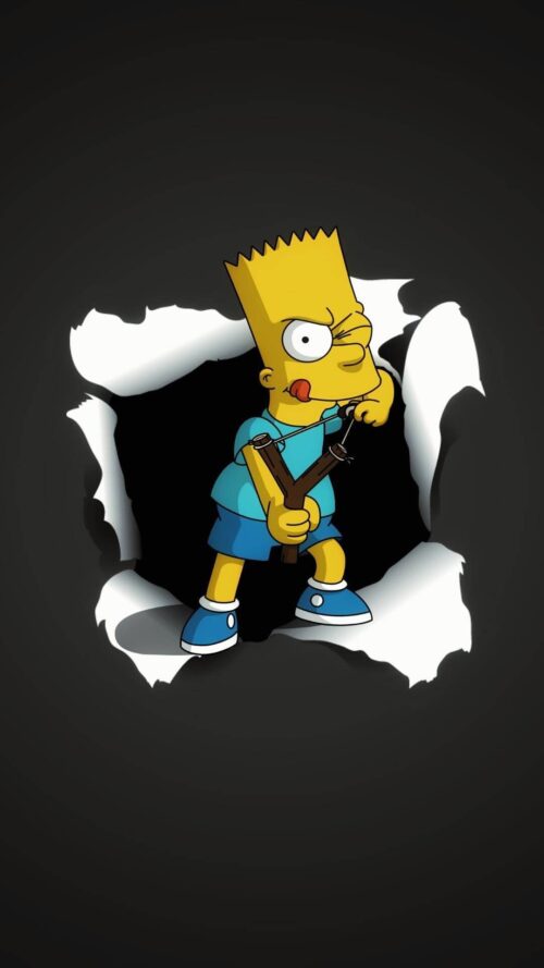 Background Bart Simpson Wallpaper