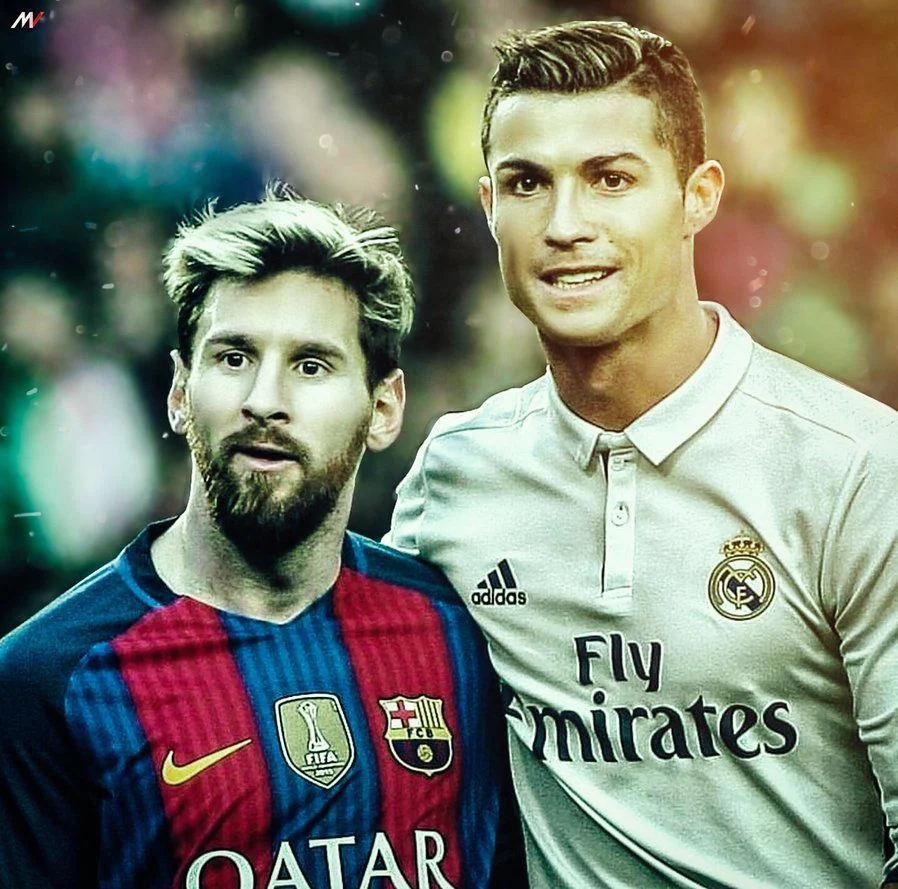 Background Messi And Ronaldo Wallpaper