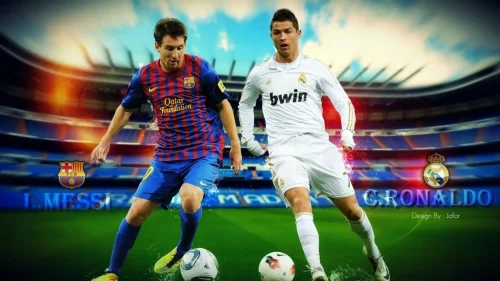 Messi And Ronaldo Desktop Wallpaper