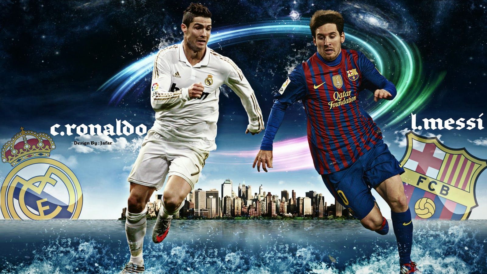 Messi And Ronaldo Desktop Wallpaper